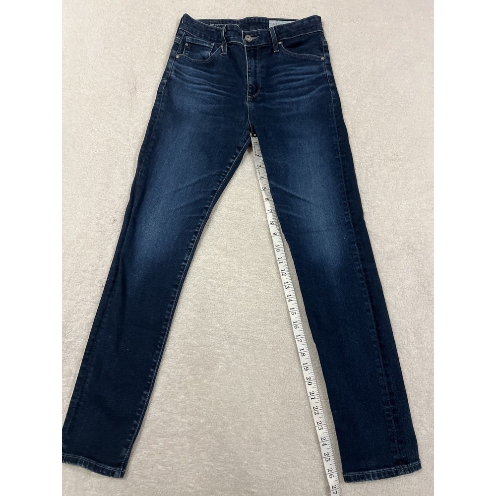 Women's Anthropology AG Jeans Size 26r  The High Rise Stevie Ankle Blue‎